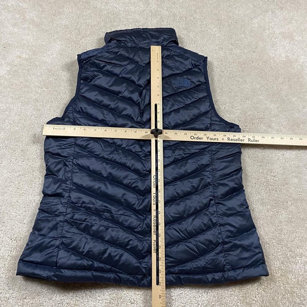 The North Face Vest Womens L Blue Down Puffer 550 Insulated Outdoor Gorpcore - Picture 6 of 9
